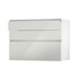Greenwich Gloss Porcelain 170mm x 1000mm Kitchen Drawer Angle Open