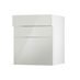 Greenwich Gloss Porcelain 160mm x 600mm Kitchen Drawer Angle Open