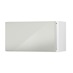 Greenwich Gloss Porcelain 326mm x 600mm Full Height Microwave Top Box Kitchen Door Angle Open