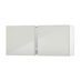 Greenwich Gloss Porcelain 460mm x 1000mm Tall Bridging Unit Kitchen Door Pair Angle Open