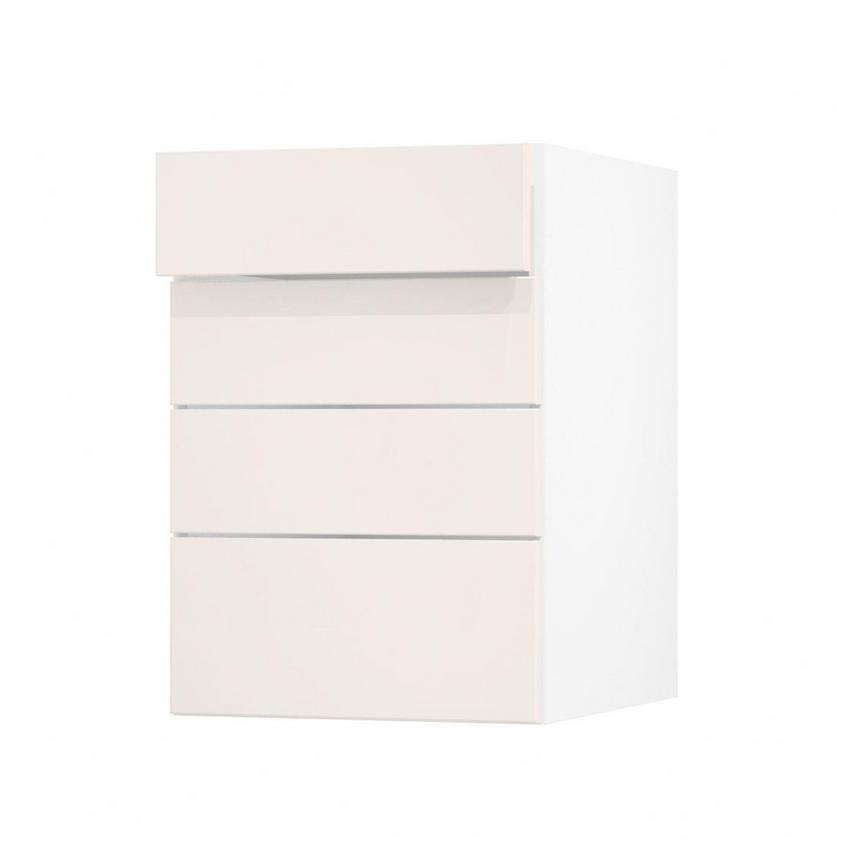 Greenwich Matt Porcelain 500 Drawer Front CAD Angled Open Unit