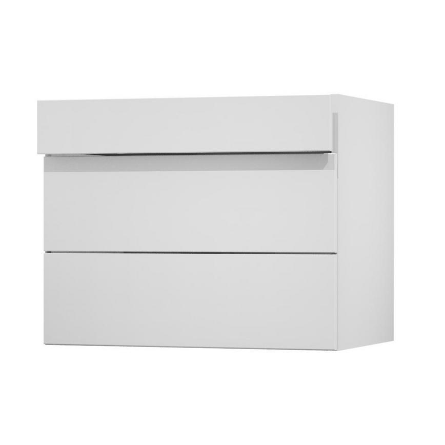 Hockley Mirror Gloss White 900 Drawer Door Open