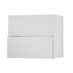 Hockley Mirror Gloss White 800 Pan Drawer Door Open 342mm
