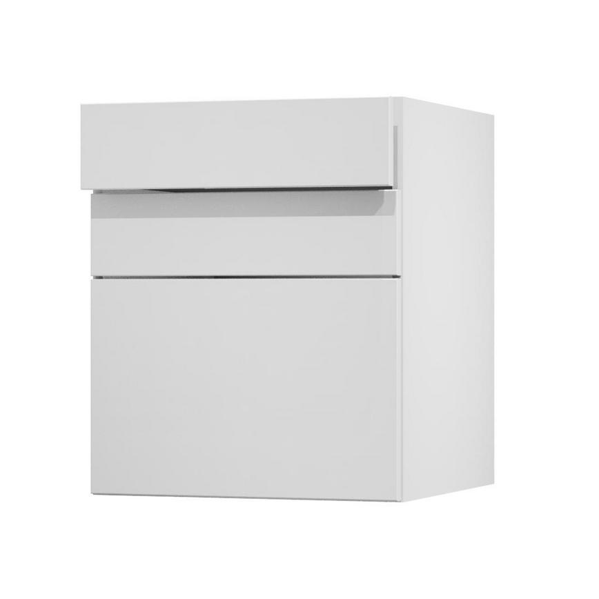 Hockley Mirror Gloss White 600 Drawer Door Open