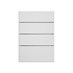 Hockley Mirror Gloss White 500 Deep Drawer Door