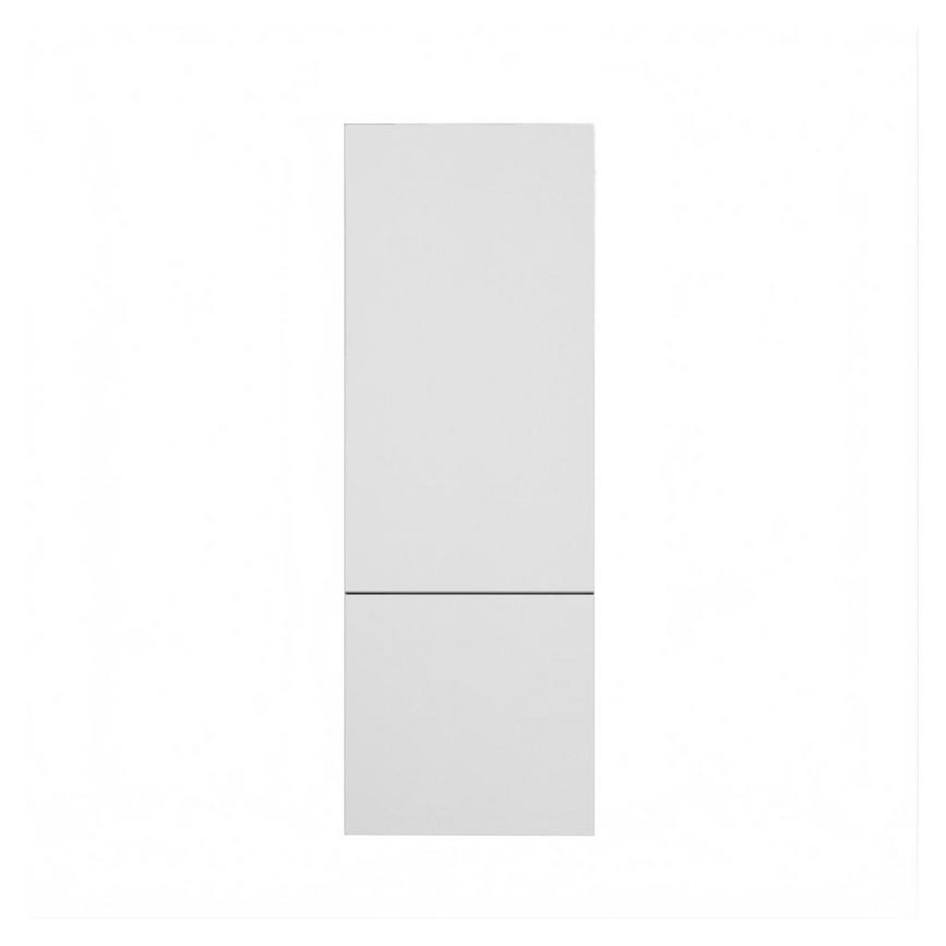 Hockley Mirror Gloss White 750mm x 1400mm Tall Larder Door Shown from the Front as part of a Larder Unit or Fridge Freezer Tower