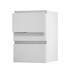 Hockley Mirror Gloss Dove Grey 500 Pan Drawer Door Open 170mm