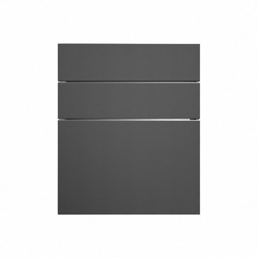 Hockley Super Matt Charcoal 600 Pan Drawer Door 170mm