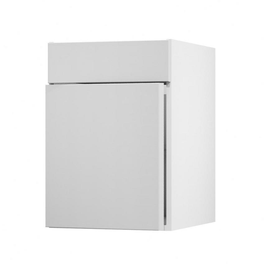 Hockley Super Matt Dove Grey 500 Standard Door Open