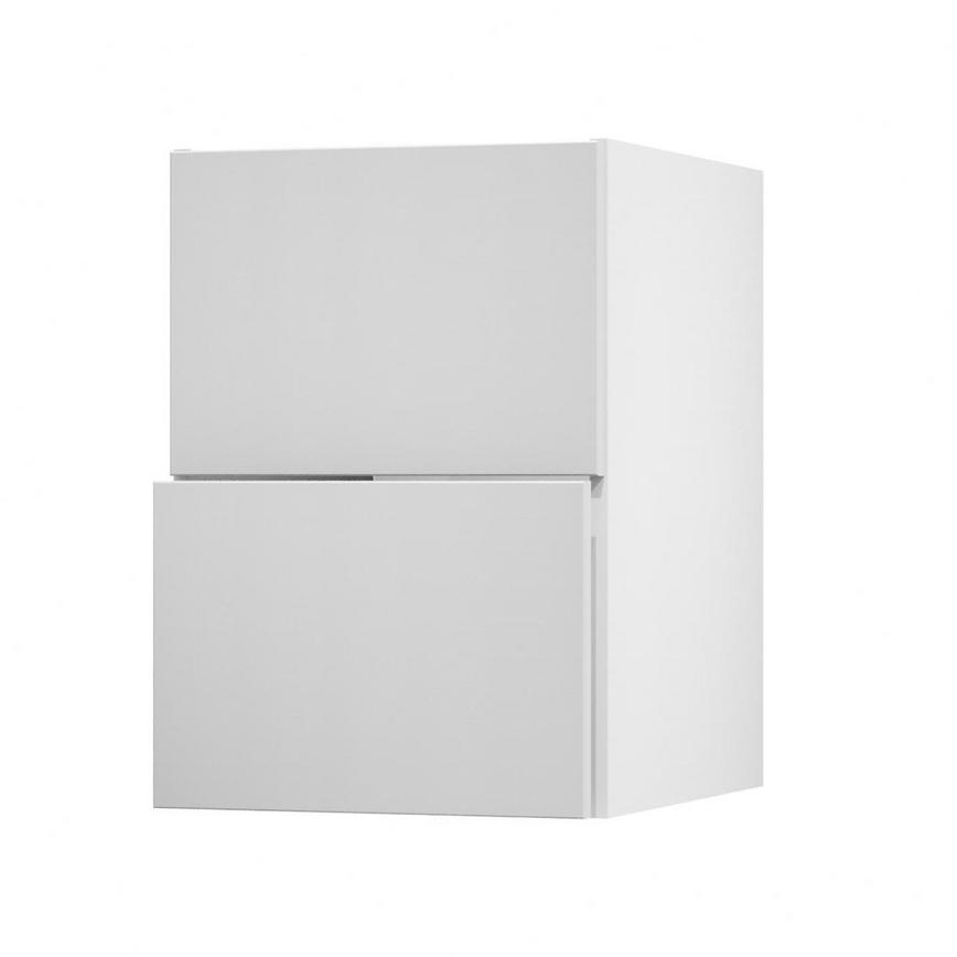 Hockley Super Matt Dove Grey 500 Pan Drawer Door Open 342mm