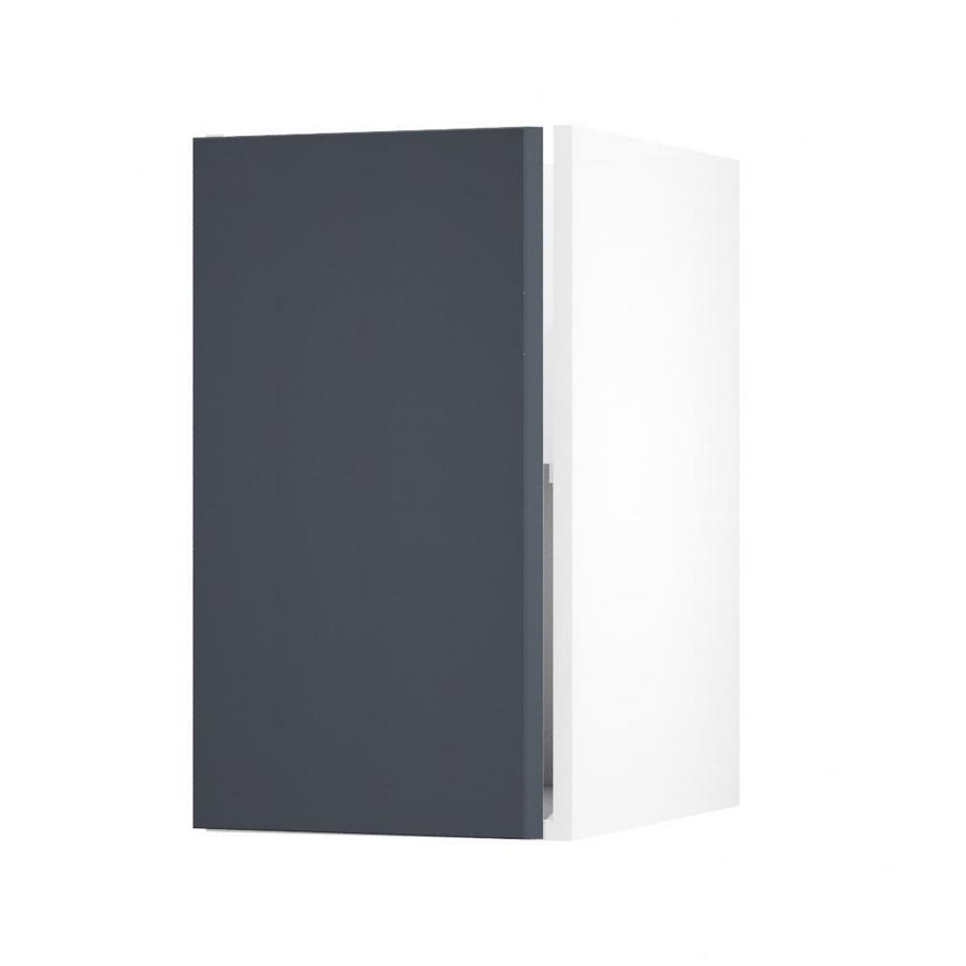 Hockley Super Matt Navy 400 Full Height Door Open