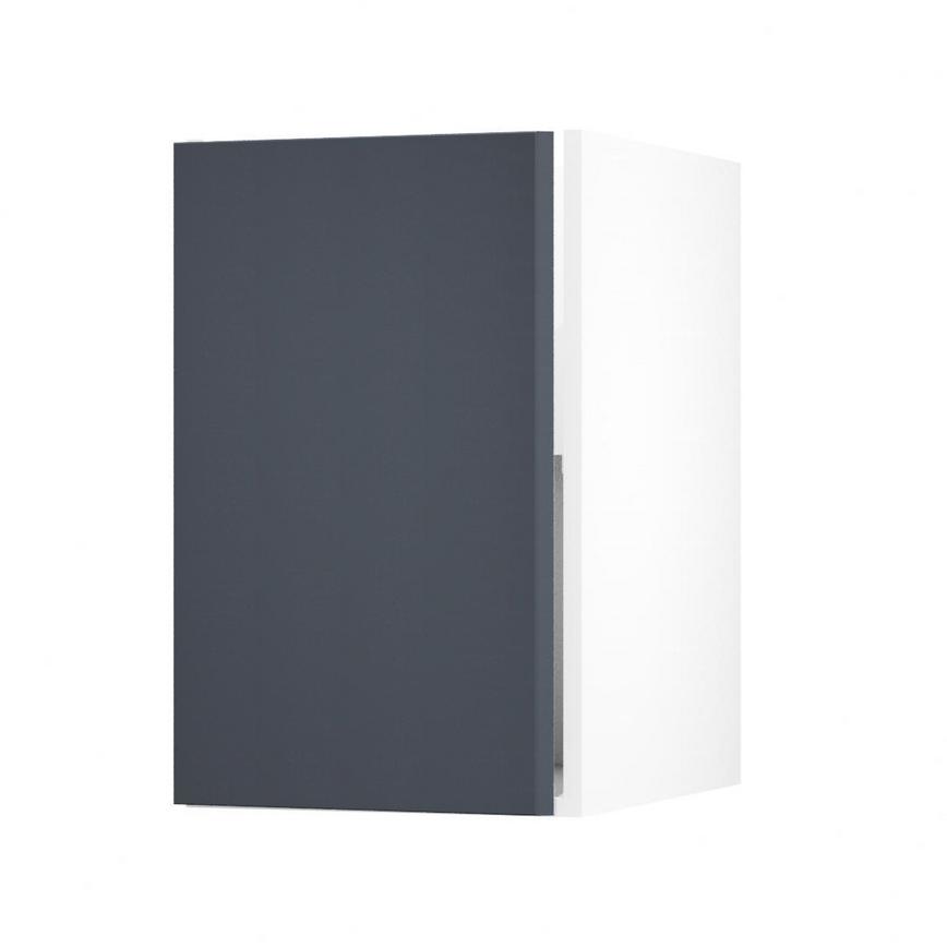 Hockley Super Matt Navy 450 Full Height Door Open