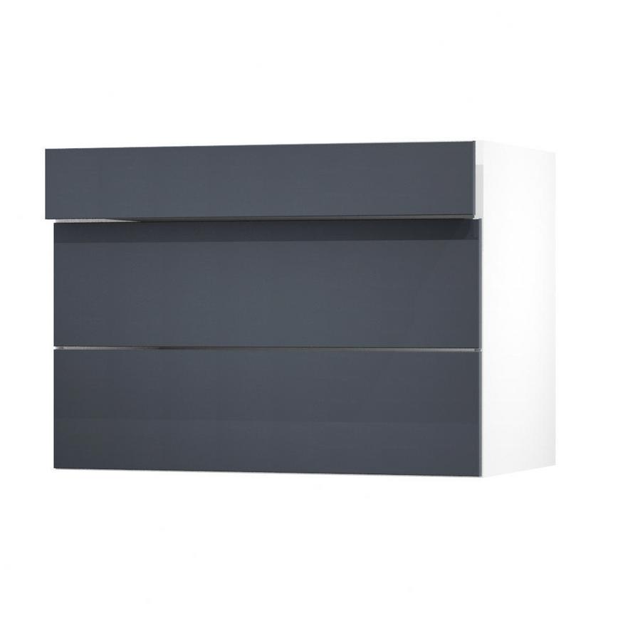 Hockley Super Matt Navy 1000 Drawer Door Open