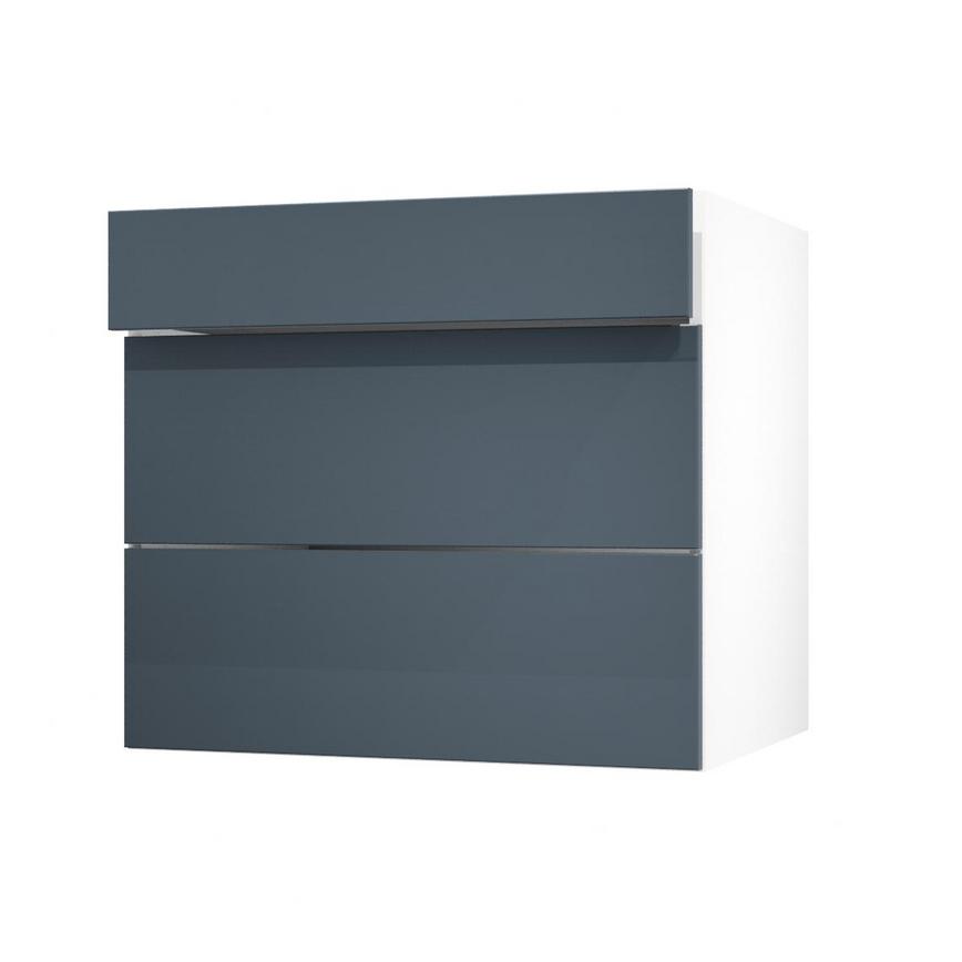 Hockley Super Matt Navy 800 Drawer Front Open