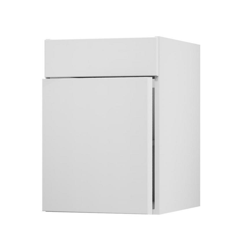 Hockley Super Matt White 500 Standard Door Open