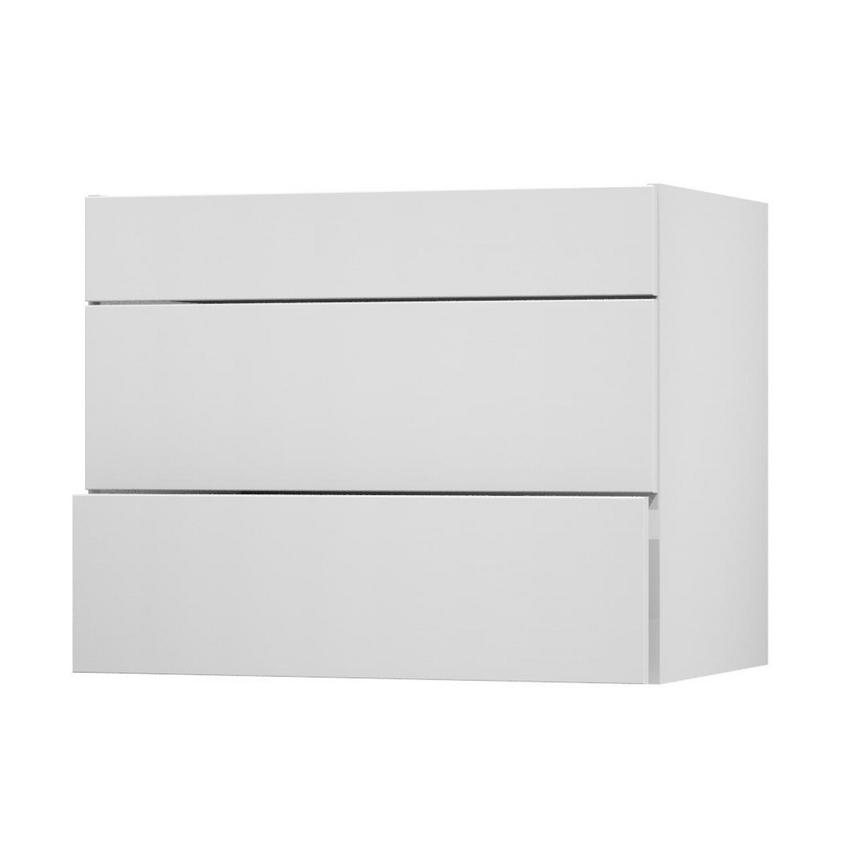 Hockley Super Matt White 900 Pan Drawer Door Open