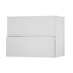 Hockley Super Matt White 900 Pan Drawer Door Open 342mm