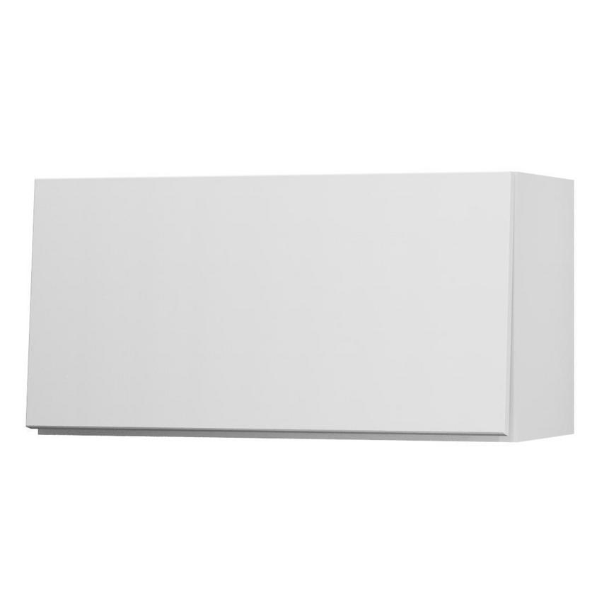 Hockley Super Matt White 700 Half Height Door Open