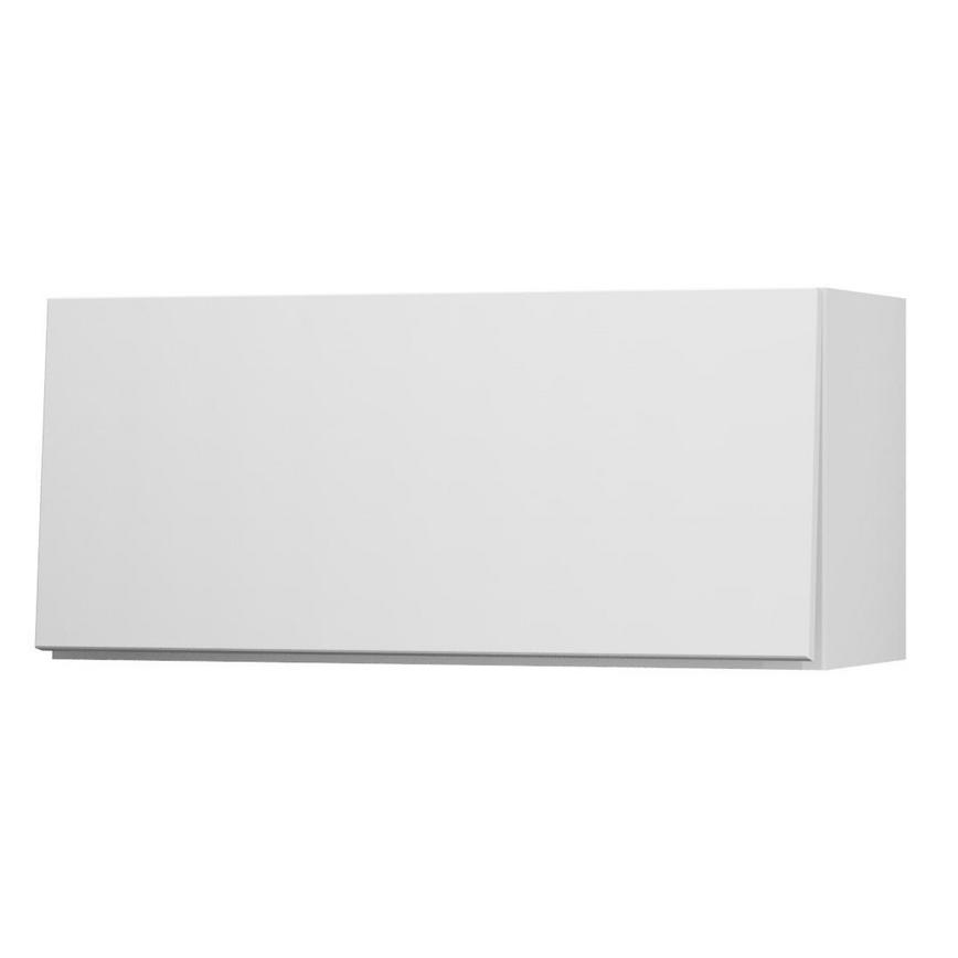 Hockley Super Matt White 800 Half Height / Pan Drawer Door Open