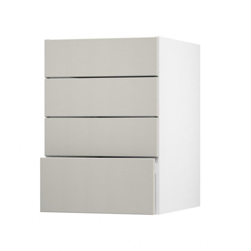 Hockley Super Matt Sandstone 500 Deep Drawer Door Open