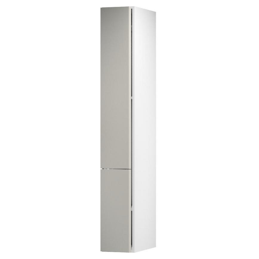 Hockley Super Matt Sandstone 300 Tall Larder Door Open