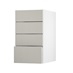 Hockley Super Matt Sandstone 400 Deep Drawer Door Open