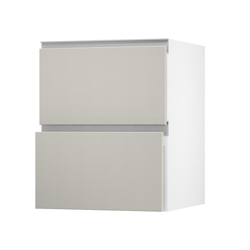 Hockley Super Matt Sandstone 600 Pan Drawer Door Open 342mm