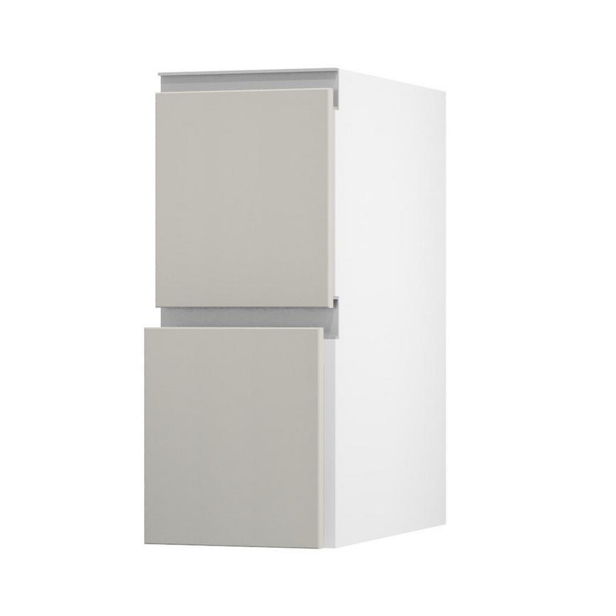Hockley Super Matt Sandstone 300 Pan Drawer Door Open 342mm