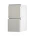 Hockley Mirror Gloss Sandstone 350 Pan Drawer Door Open 342mm