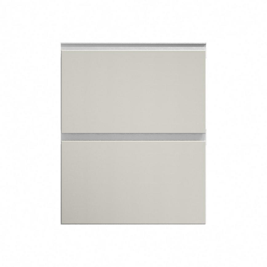 Hockley Mirror Gloss Sandstone 600 Pan Drawer Door 342mm
