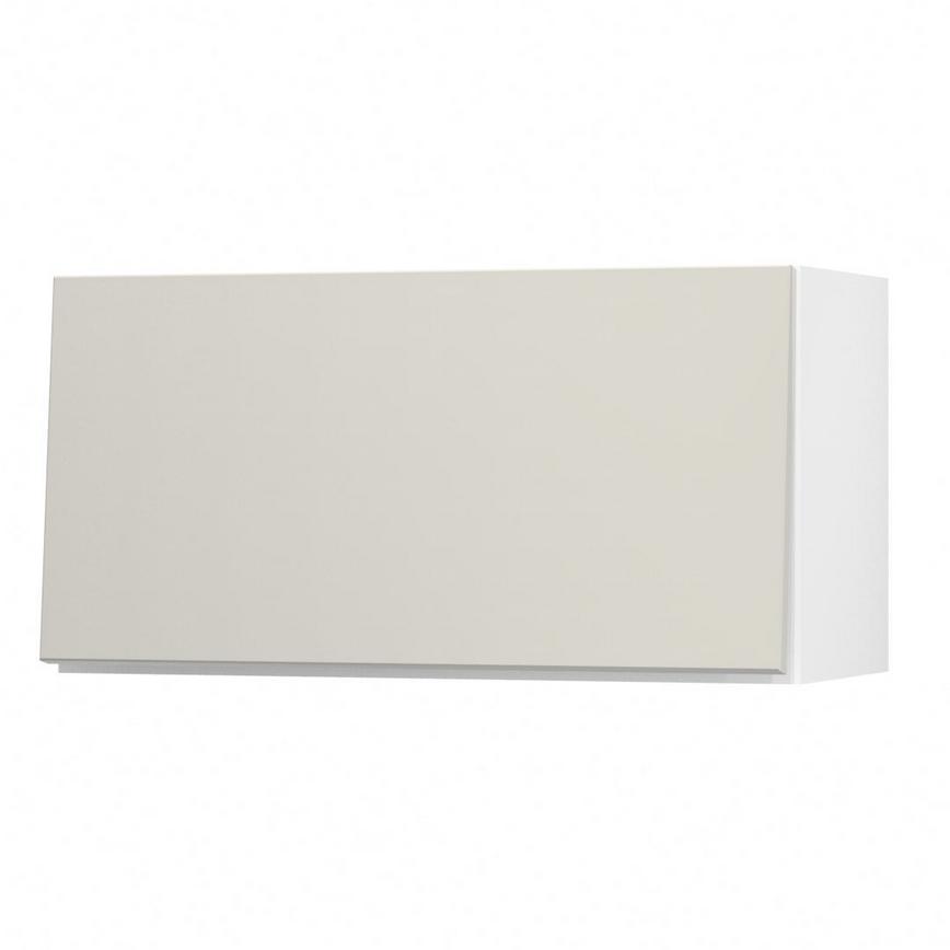 Hockley Mirror Gloss Sandstone 700 Half Height Door Open