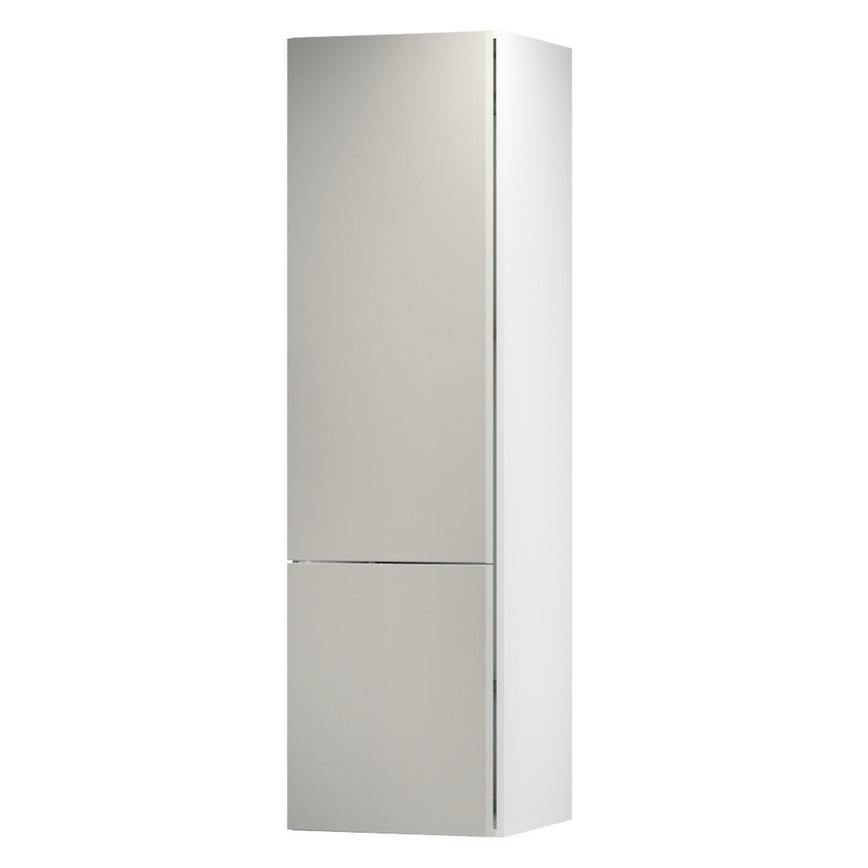 Hockley Mirror Gloss Sandstone 600 Tall Appliance Tower Door 1400mm Open
