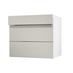 Hockley Gloss Sandstone 800 Drawer Front Open