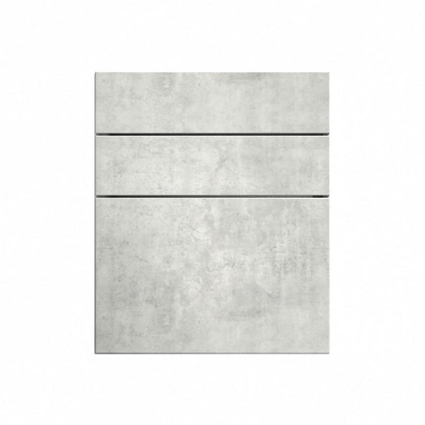 Hockley Concrete 600 Hob / Pan Drawer Door