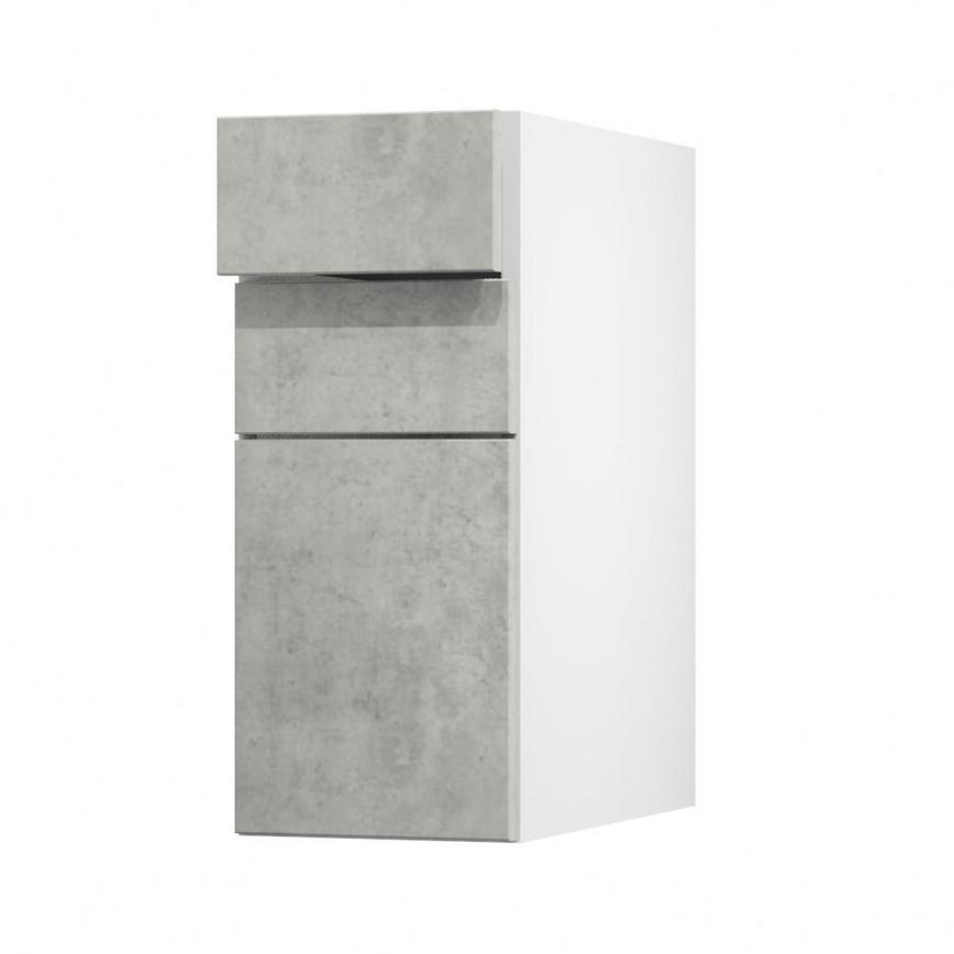 Hockley Concrete 300 Drawer Open