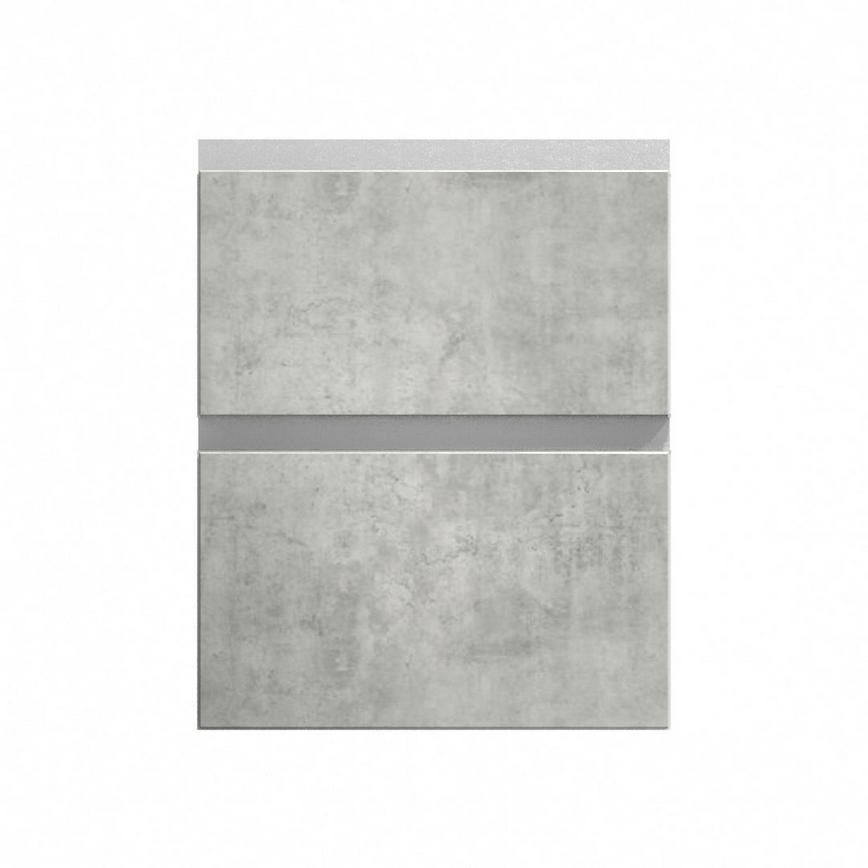 Hockley Concrete 600 Pan Drawer (342mm) Front