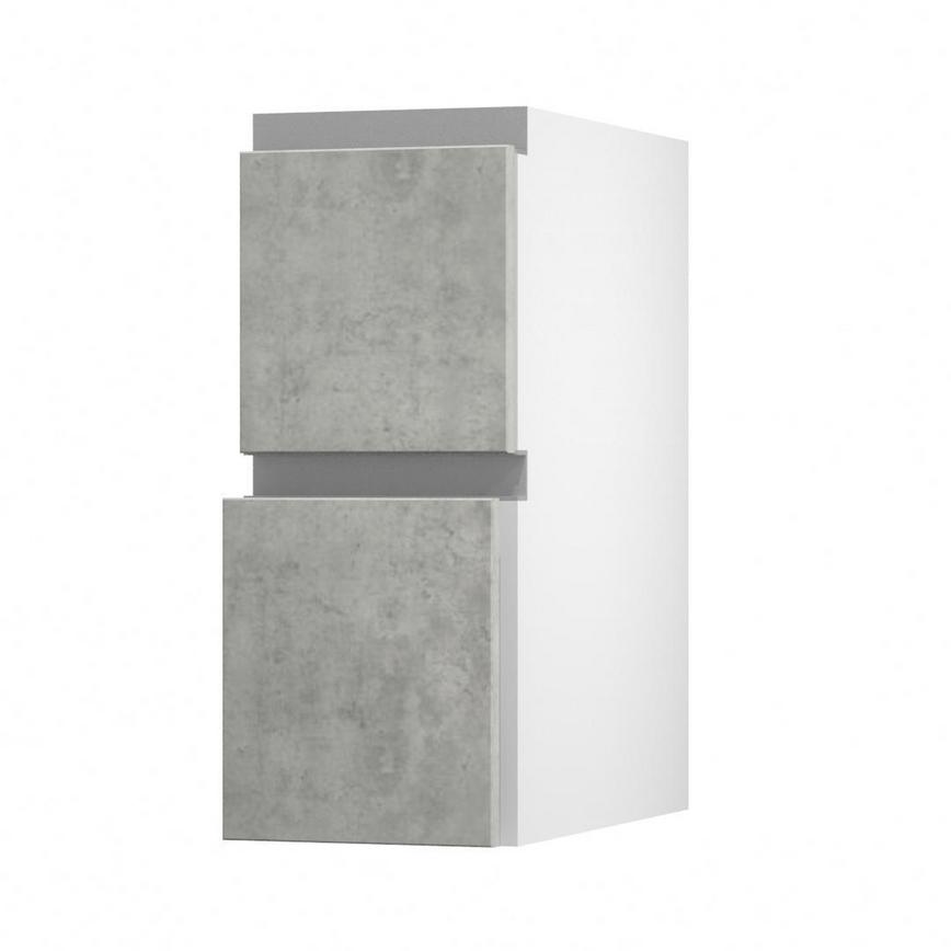 Hockley Concrete 300 Pan Drawer (342mm) Open