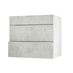 Hockley Concrete 800 Pan Drawer Door Open