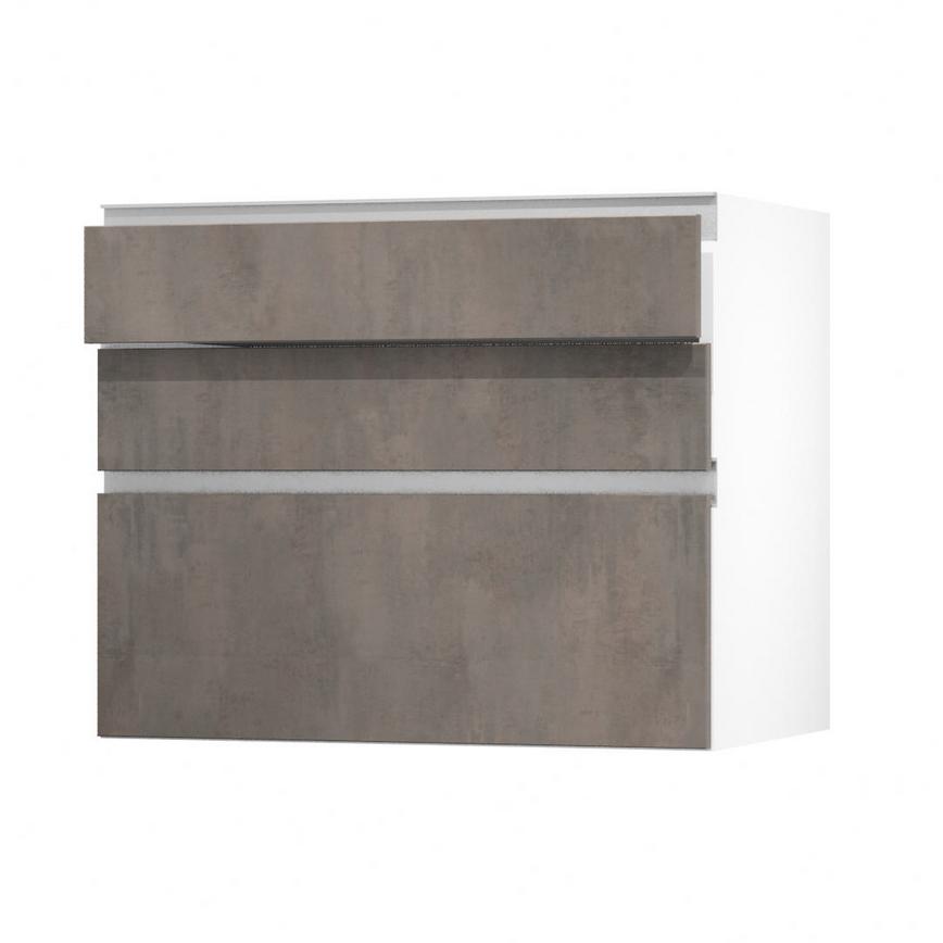 Hockley Bronze Dark Stone 900 Drawer Front (170mm) Open