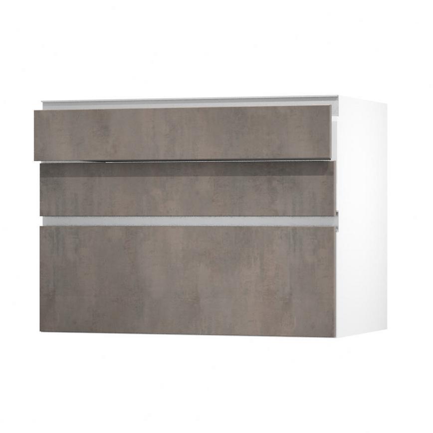 Hockley Bronze Dark Stone 1000 Drawer Front (170mm) Open