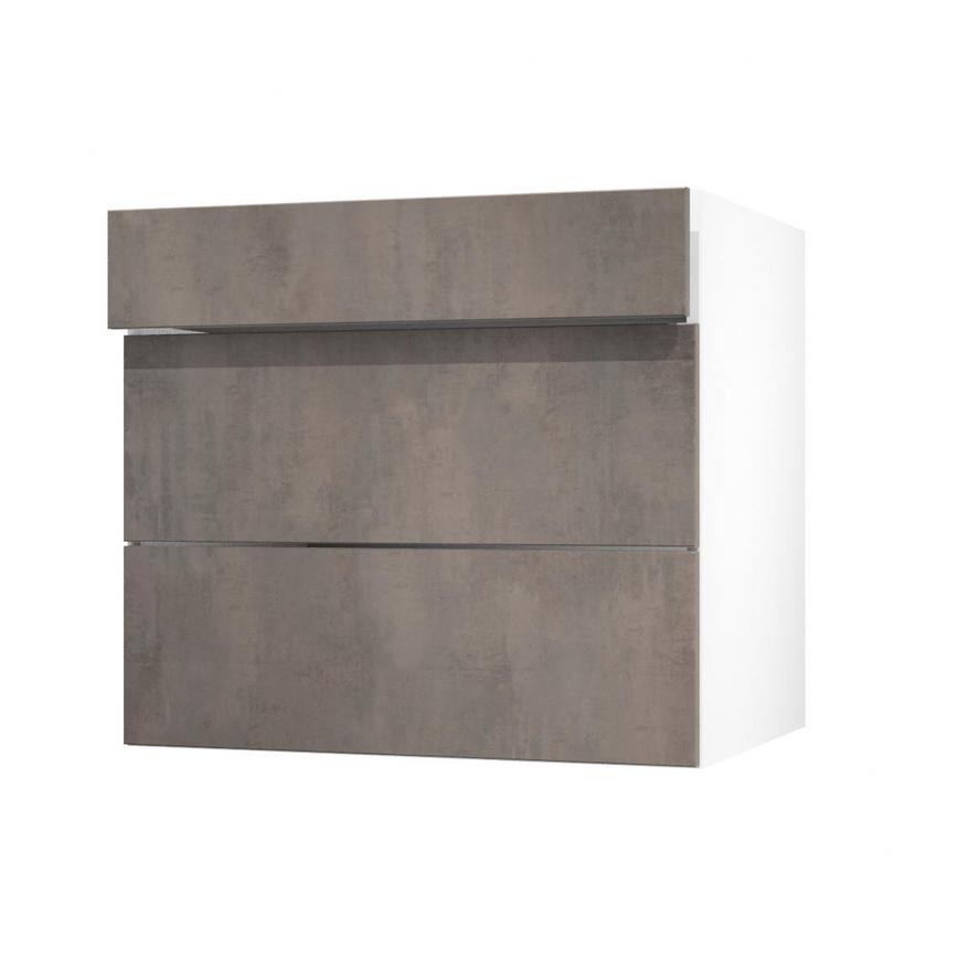 Hockley Dark Stone 800 Drawer Front Open