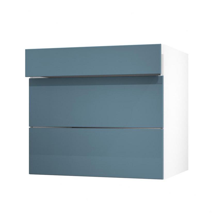 Hockley Super Matt Marine Blue 800 Drawer Front Open