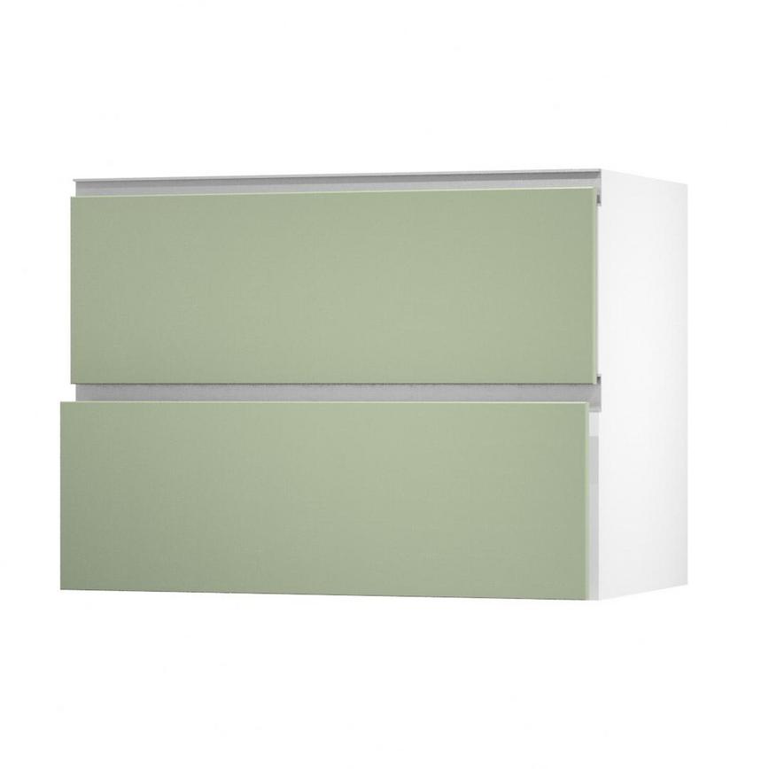 Hockley Super Matt Reed Green 1000 Pan Drawer Door Open 342mm