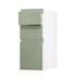 Hockley Super Matt Reed Green 300 Pan Drawer Door Open 170mm