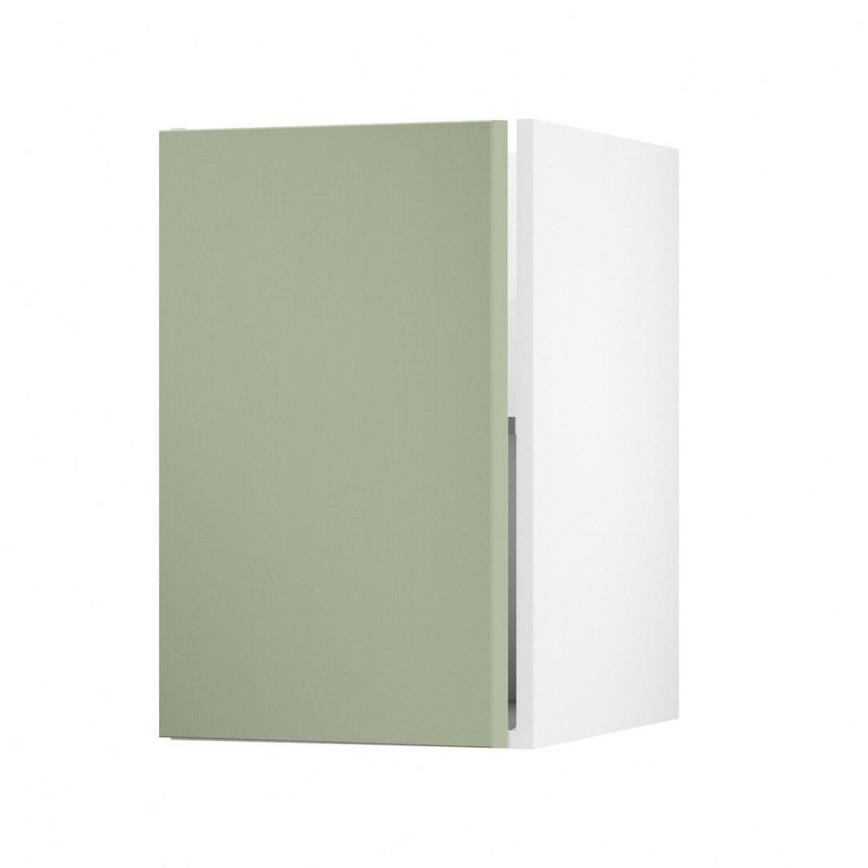 Hockley Super Matt Reed Green 450 Full Height Door Open
