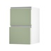 Hockley Super Matt Reed Green 450 Pan Drawer Door Open 342mm
