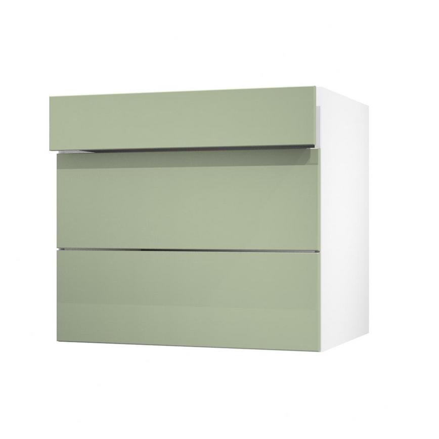 Hockley Super Matt Reed Green 800 Drawer Front Open
