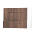Hockley Textures Walnut 900 Pan Drawer Open