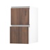 Hockley Textures Walnut 400 Pan Drawer (342mm) Open