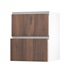 Hockley Textures Walnut 600 Pan Drawer (342mm) Open